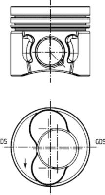 stūmoklis - 40421600 KOLBENSCHMIDT