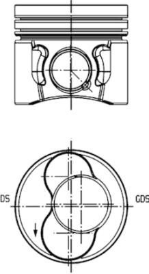 stūmoklis - 40422600 KOLBENSCHMIDT