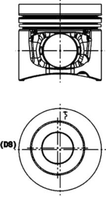 Pistone - 40440600 KOLBENSCHMIDT