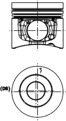 Piston - 40441610 KOLBENSCHMIDT