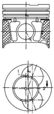 stūmoklis - 40469610 KOLBENSCHMIDT