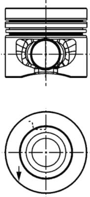 Pistone - 40558620 KOLBENSCHMIDT