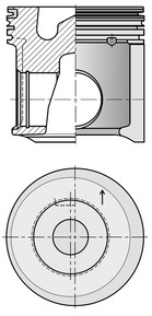 Pistone - 40623600 KOLBENSCHMIDT