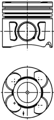 Pistone - 41288600 KOLBENSCHMIDT