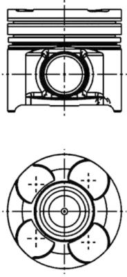 Pistone - 40660600 KOLBENSCHMIDT