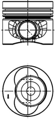 Pistone - 40683610 KOLBENSCHMIDT