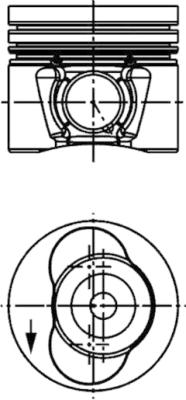 Piston - 40734600 KOLBENSCHMIDT