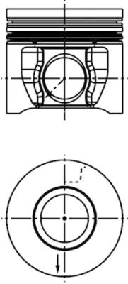Piston - 40739610 KOLBENSCHMIDT