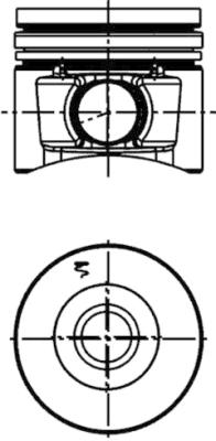 Piston - 40743600 KOLBENSCHMIDT