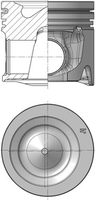Piston - 40752630 KOLBENSCHMIDT