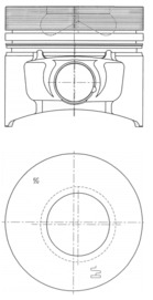 Pistone - 40774610 KOLBENSCHMIDT