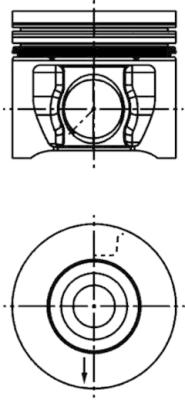 Pistone - 40830600 KOLBENSCHMIDT