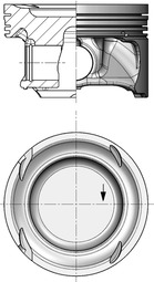 Pistone - 40859600 KOLBENSCHMIDT