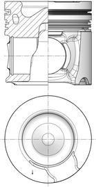 Piston - 41263600 KOLBENSCHMIDT