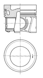 Piston - 41661620 KOLBENSCHMIDT