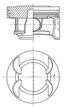 stūmoklis - 41492600 KOLBENSCHMIDT