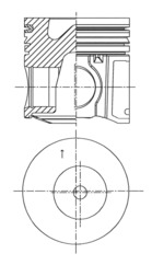 Kolben - 41500600 KOLBENSCHMIDT