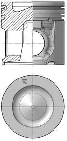 Поршень - 41503600 KOLBENSCHMIDT
