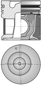 Pistone - 41506600 KOLBENSCHMIDT