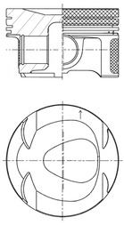Поршень - 41726600 KOLBENSCHMIDT