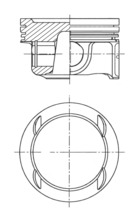 stūmoklis - 41784600 KOLBENSCHMIDT