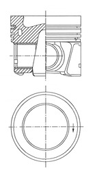 stūmoklis - 41785610 KOLBENSCHMIDT
