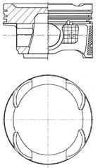Piston - 41942600 KOLBENSCHMIDT