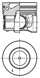 Piston - 42030620 KOLBENSCHMIDT