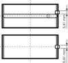 Crankshaft Bearing Set - 77846600 KOLBENSCHMIDT