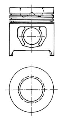 Piston - 90158700 KOLBENSCHMIDT