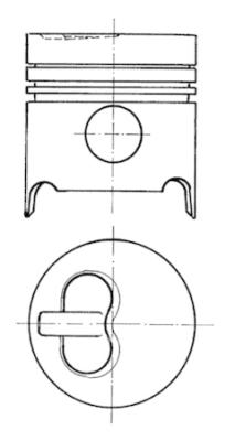 Pistone - 90436600 KOLBENSCHMIDT