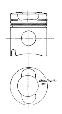 Pistone - 94669600 KOLBENSCHMIDT