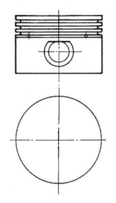 stūmoklis - 90843600 KOLBENSCHMIDT
