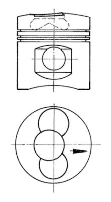 Kolben - 90915700 KOLBENSCHMIDT