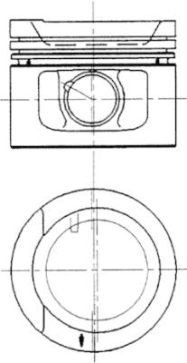 Pistone - 90942600 KOLBENSCHMIDT