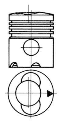 Pistone - 91395700 KOLBENSCHMIDT
