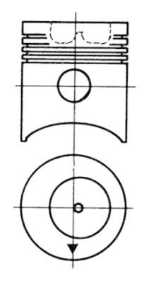 Pistone - 91753600 KOLBENSCHMIDT