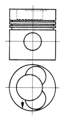 stūmoklis - 92581610 KOLBENSCHMIDT