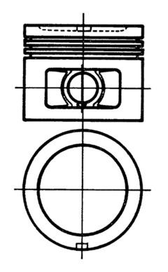 Pistone - 92776600 KOLBENSCHMIDT