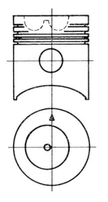 stūmoklis - 93061600 KOLBENSCHMIDT