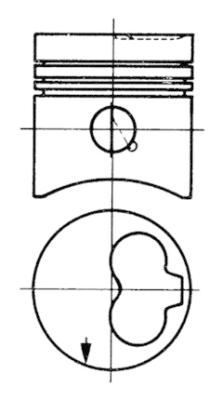 Piston - 93260600 KOLBENSCHMIDT