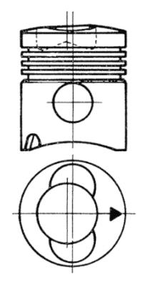 Piston - 93315600 KOLBENSCHMIDT
