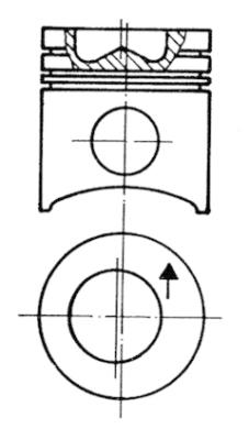 Piston - 93759600 KOLBENSCHMIDT