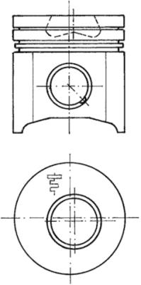 Pistone - 94701630 KOLBENSCHMIDT