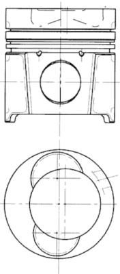 Piston - 94487600 KOLBENSCHMIDT