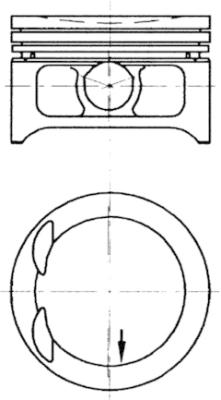 stūmoklis - 97363610 KOLBENSCHMIDT