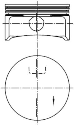 Piston - 99741601 KOLBENSCHMIDT