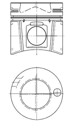 Piston - 94681600 KOLBENSCHMIDT