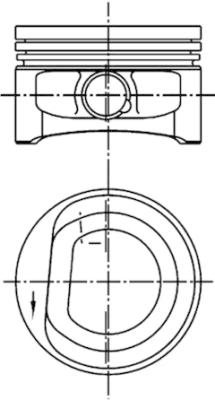 Pistone - 99452620 KOLBENSCHMIDT