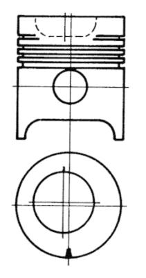 Piston - 97505600 KOLBENSCHMIDT